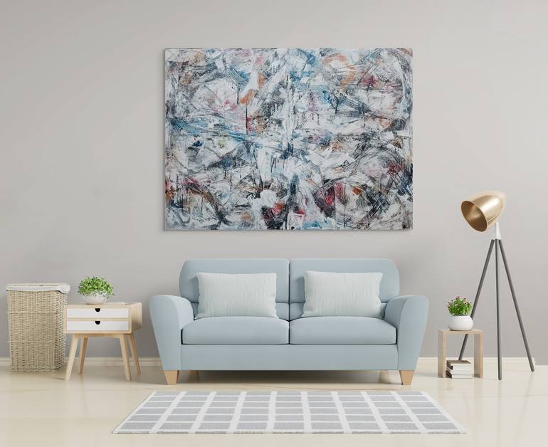 Original Abstract Expressionism Abstract Painting by Matthew Dibble