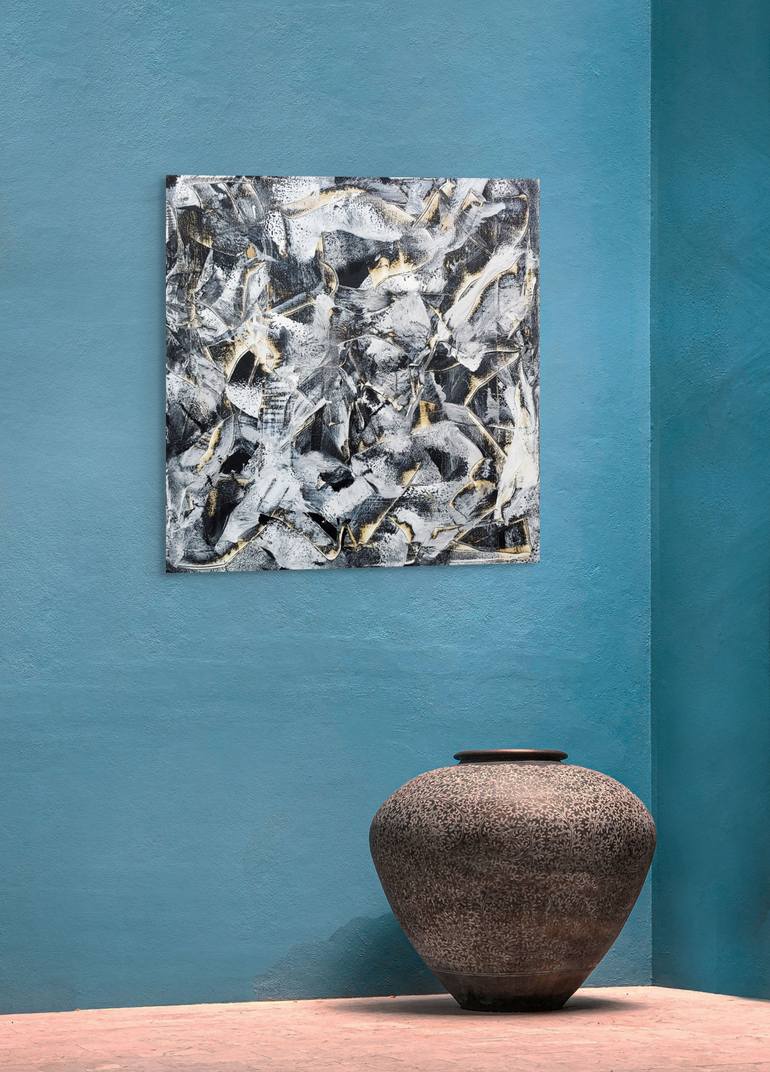 Original Abstract Expressionism Abstract Painting by Matthew Dibble