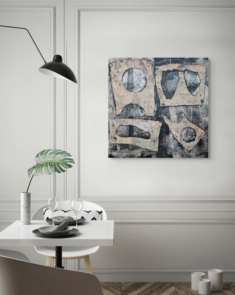 Original Abstract Expressionism Abstract Mixed Media by Matthew Dibble
