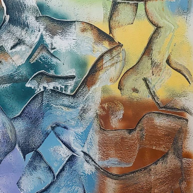 Original Abstract Expressionism Abstract Painting by Matthew Dibble