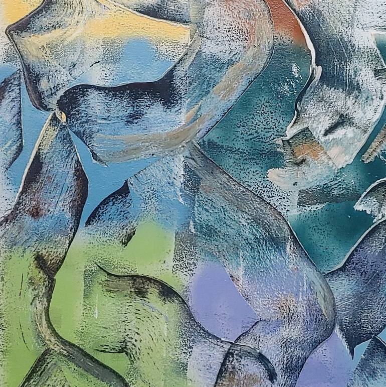Original Abstract Expressionism Abstract Painting by Matthew Dibble