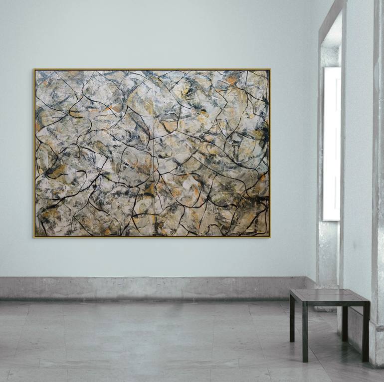 Original Abstract Expressionism Abstract Painting by Matthew Dibble