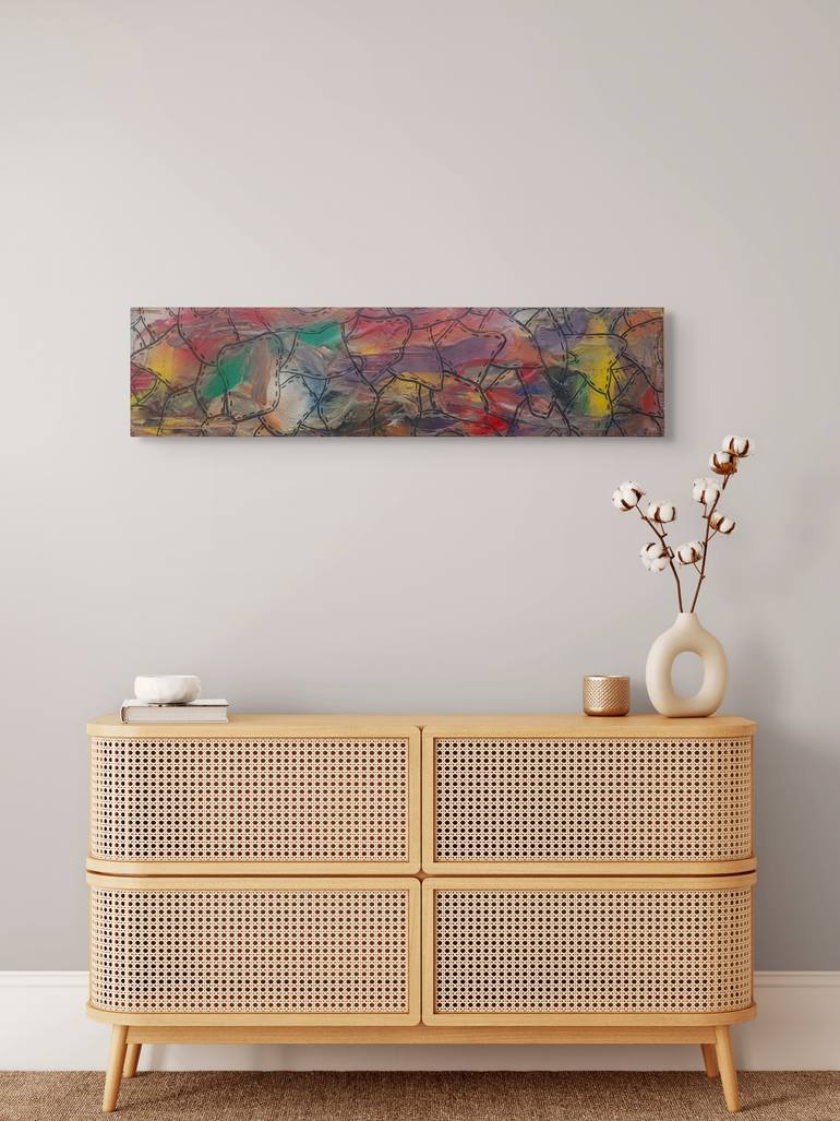 Original Abstract Expressionism Abstract Painting by Matthew Dibble
