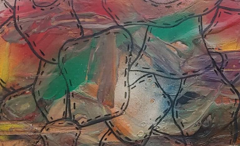 Original Abstract Expressionism Abstract Painting by Matthew Dibble