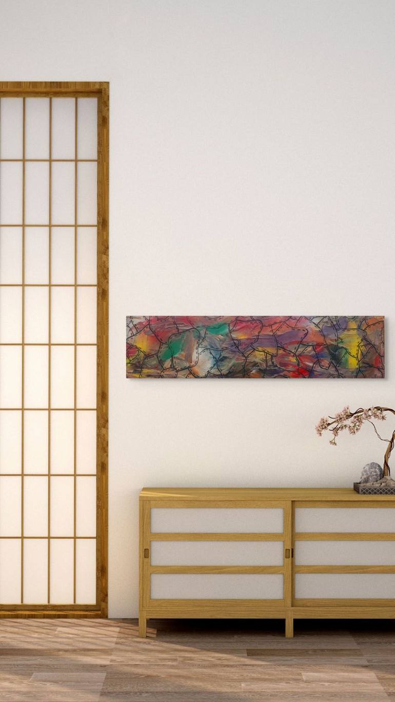 Original Abstract Expressionism Abstract Painting by Matthew Dibble
