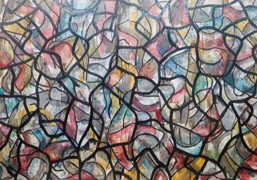 Original Abstract Expressionism Abstract Painting by Matthew Dibble