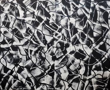 Original Abstract Expressionism Abstract Painting by Matthew Dibble