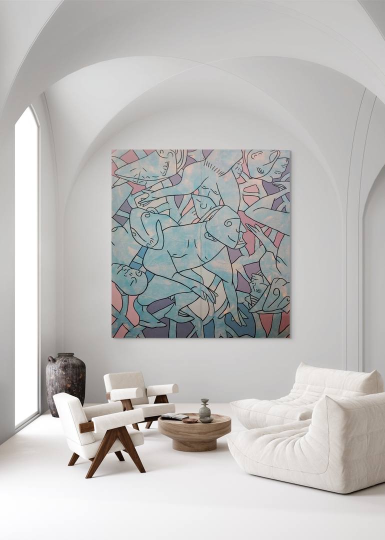 Original Contemporary Abstract Painting by Matthew Dibble