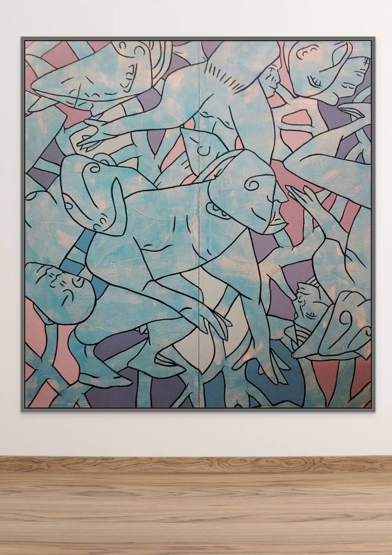 Original Contemporary Abstract Painting by Matthew Dibble