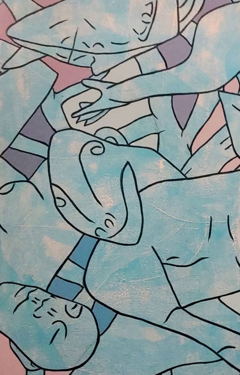 Original Contemporary Abstract Painting by Matthew Dibble