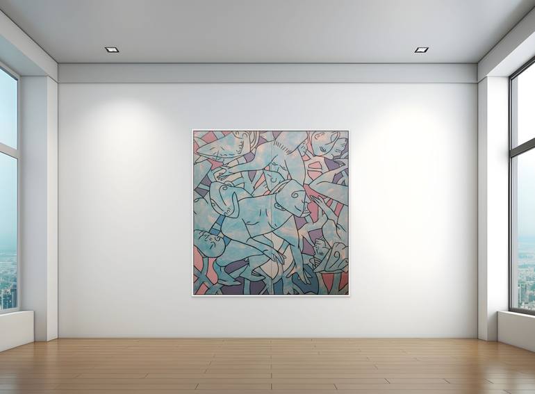 Original Contemporary Abstract Painting by Matthew Dibble