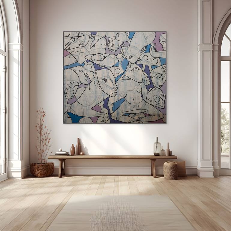 Original Contemporary Abstract Painting by Matthew Dibble