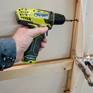 Fastening stretched canvases.