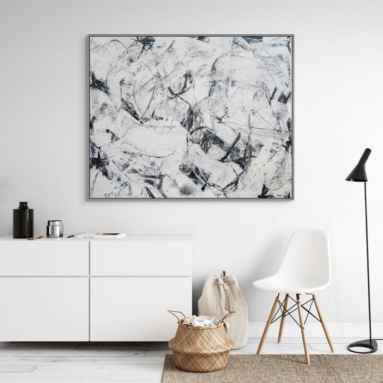Original Abstract Expressionism Abstract Painting by Matthew Dibble