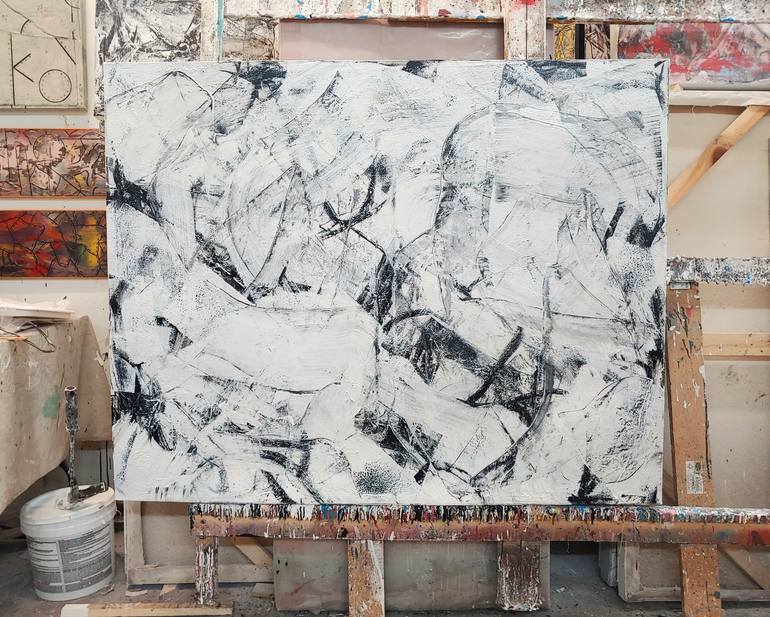 Original Abstract Expressionism Abstract Painting by Matthew Dibble