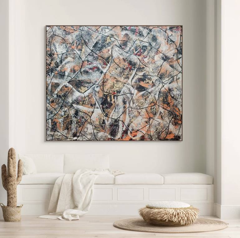 Original Abstract Expressionism Abstract Painting by Matthew Dibble