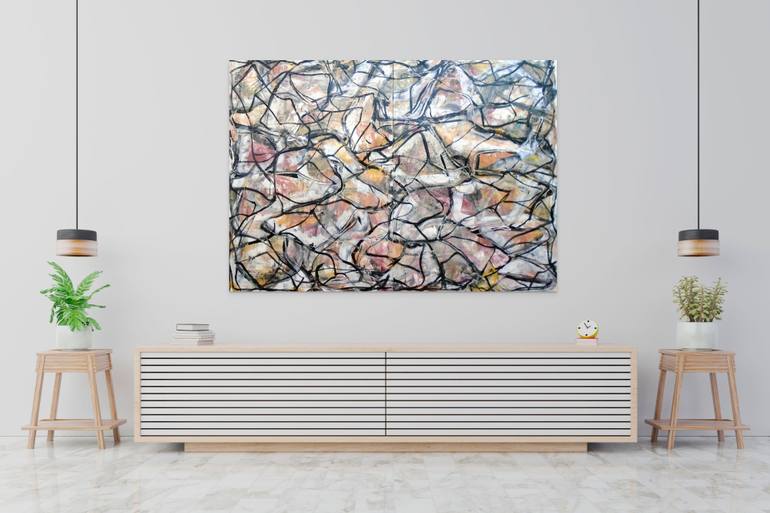 Original Abstract Expressionism Abstract Painting by Matthew Dibble