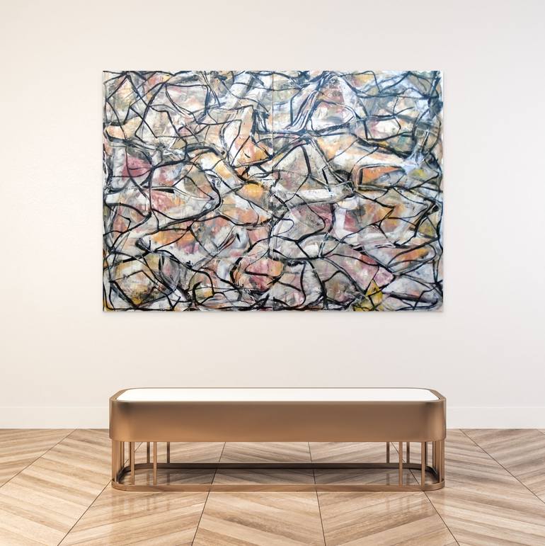 Original Abstract Expressionism Abstract Painting by Matthew Dibble