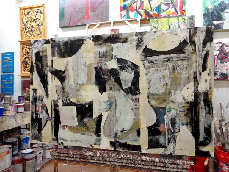 Original Abstract Expressionism Abstract Painting by Matthew Dibble