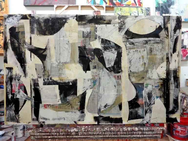 Original Abstract Expressionism Abstract Painting by Matthew Dibble