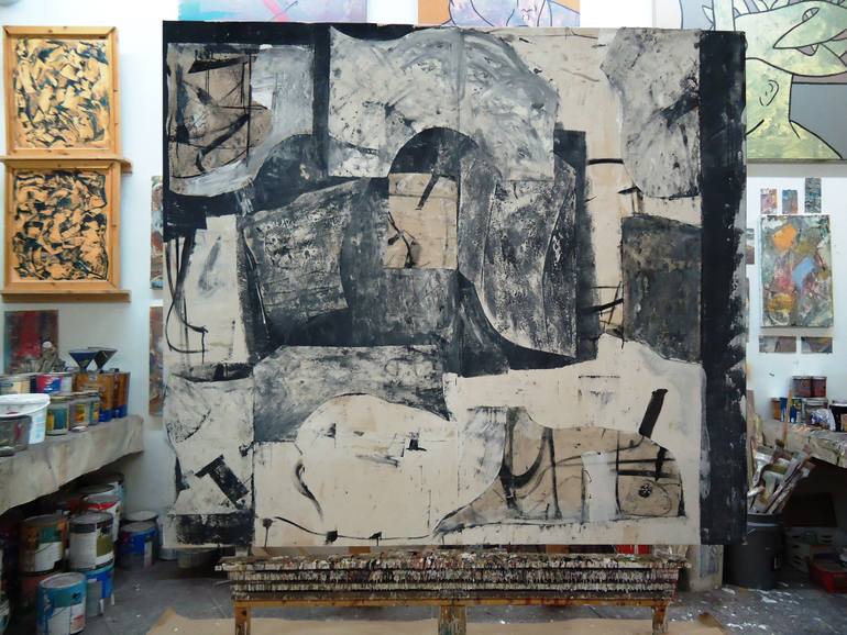 Original Abstract Expressionism Abstract Painting by Matthew Dibble