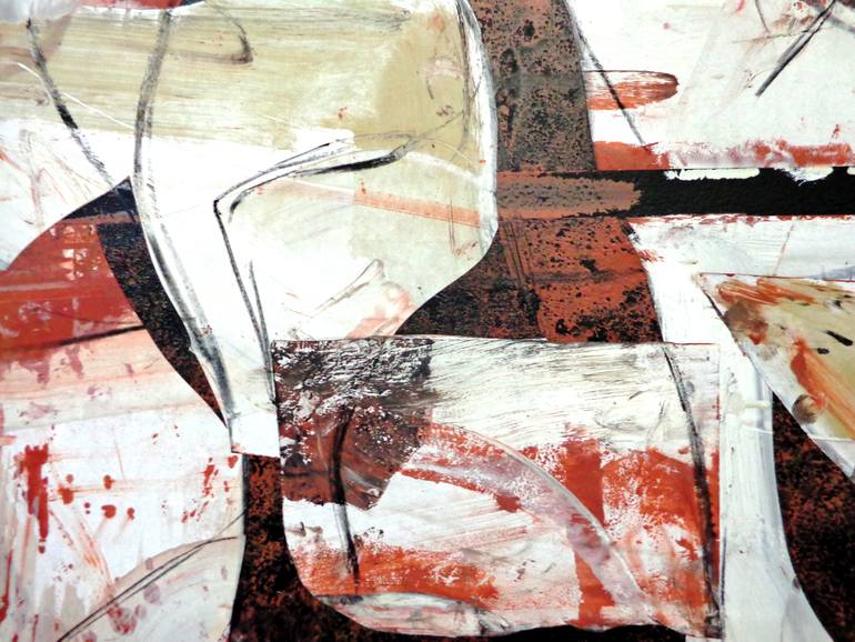 Original Abstract Expressionism Abstract Collage by Matthew Dibble