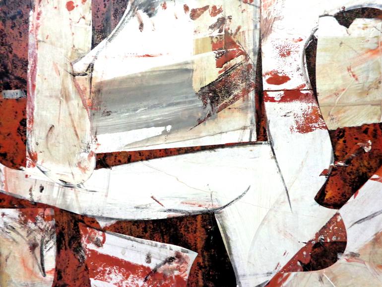 Original Abstract Expressionism Abstract Collage by Matthew Dibble