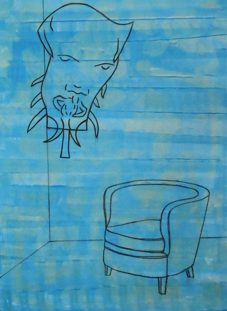 Original Expressionism Nude Painting by Matthew Dibble