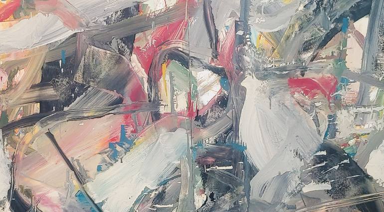 Original Abstract Expressionism Abstract Painting by Matthew Dibble