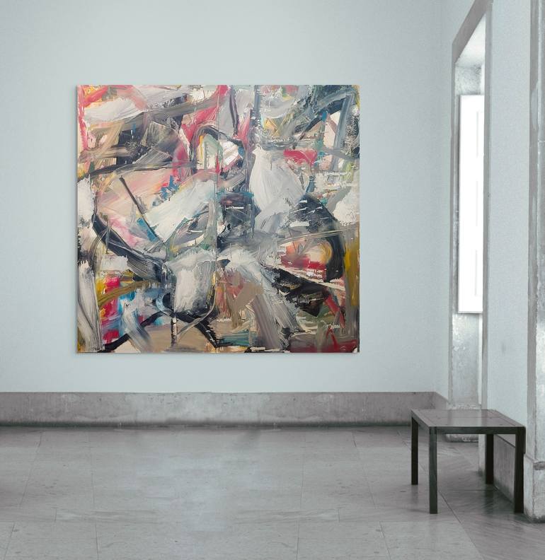 Original Abstract Expressionism Abstract Painting by Matthew Dibble