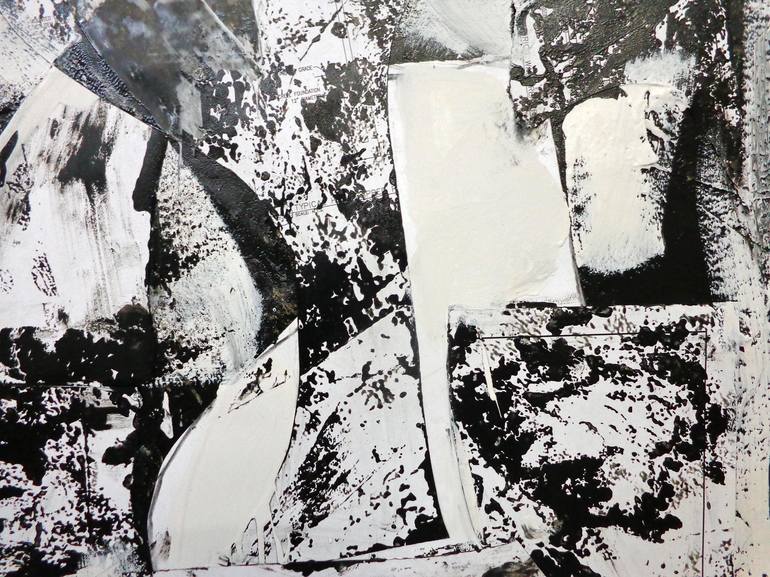 Original Abstract Expressionism Abstract Collage by Matthew Dibble