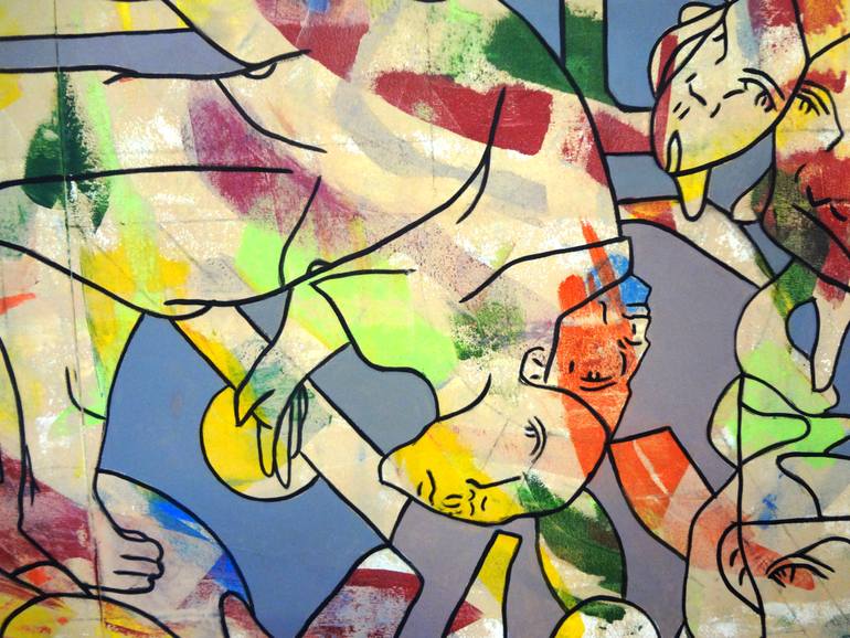 Original Figurative Body Painting by Matthew Dibble