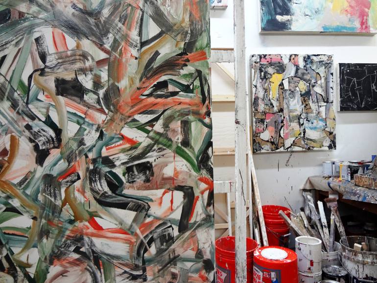Original Abstract Expressionism Abstract Painting by Matthew Dibble