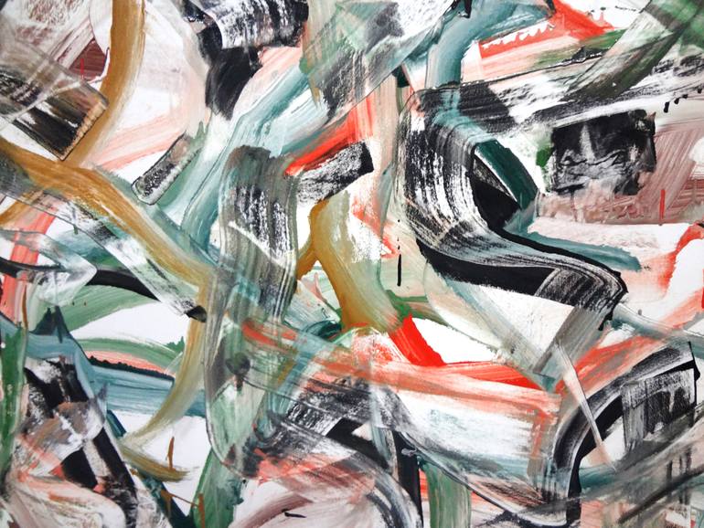 Original Abstract Expressionism Abstract Painting by Matthew Dibble