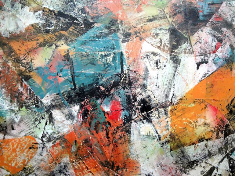 Original Abstract Expressionism Abstract Painting by Matthew Dibble