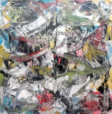 Original Abstract Expressionism Abstract Paintings by Matthew Dibble