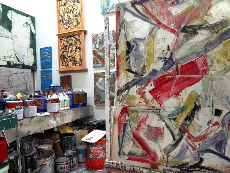 Original Abstract Expressionism Abstract Painting by Matthew Dibble