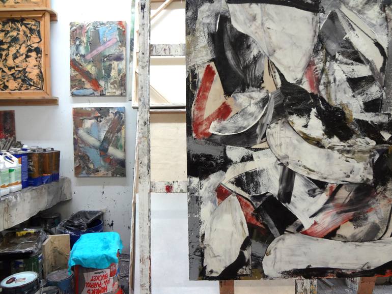 Original Abstract Expressionism Abstract Painting by Matthew Dibble