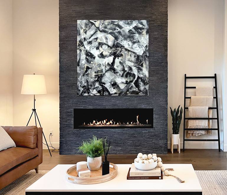 Original Abstract Expressionism Abstract Painting by Matthew Dibble