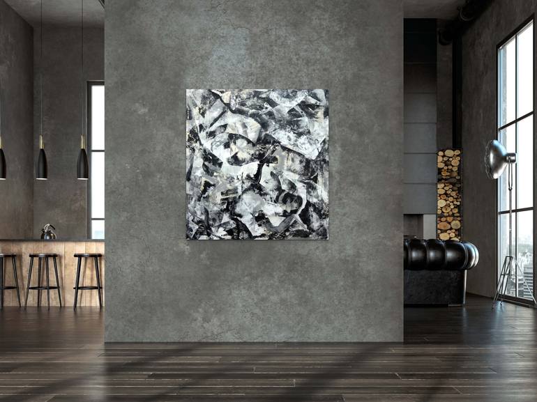 Original Abstract Expressionism Abstract Painting by Matthew Dibble