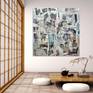 In a curated space.
