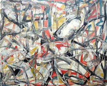 Original Abstract Expressionism Abstract Paintings by Matthew Dibble