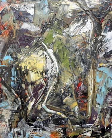 Original Abstract Expressionism Abstract Paintings by Matthew Dibble