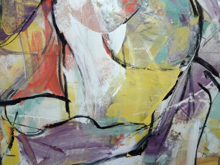 Original Abstract Expressionism Abstract Painting by Matthew Dibble