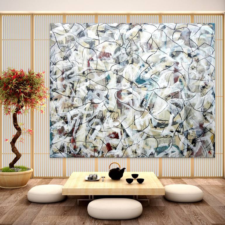 Original Abstract Expressionism Abstract Painting by Matthew Dibble