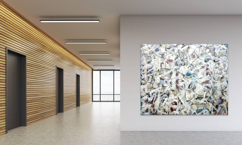 Original Abstract Expressionism Abstract Painting by Matthew Dibble