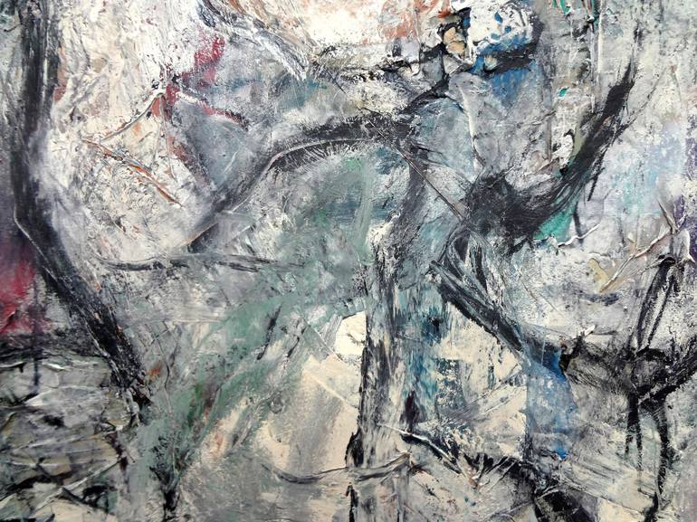 Original Abstract Expressionism Abstract Painting by Matthew Dibble