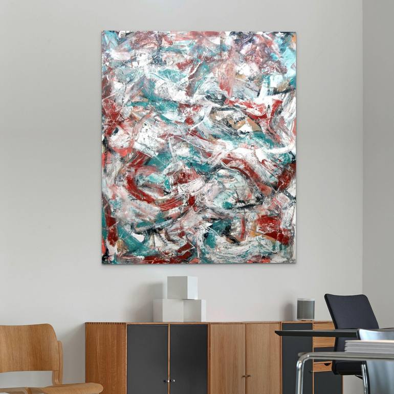 Original Abstract Expressionism Abstract Painting by Matthew Dibble