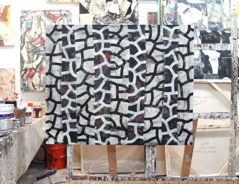Original Abstract Expressionism Abstract Painting by Matthew Dibble