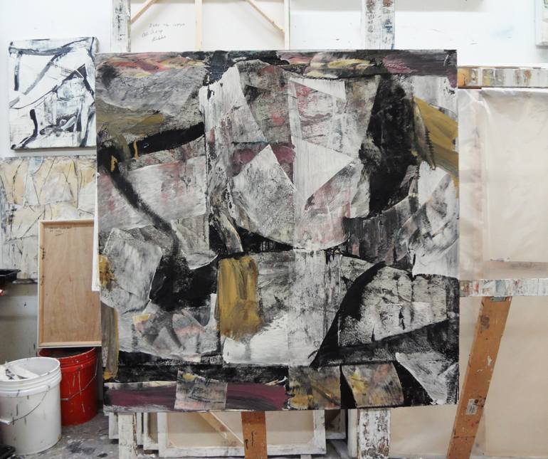 Original Abstract Expressionism Abstract Painting by Matthew Dibble